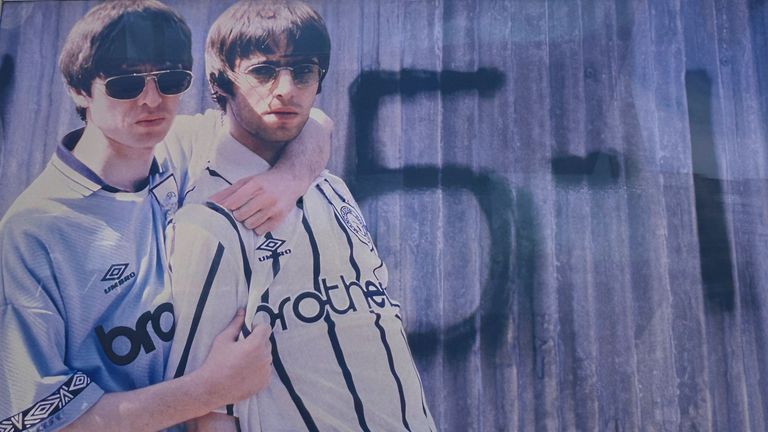 Photographes taken by Kevin Cummins are on display at Wembley Park throughout the summer