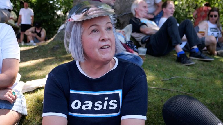 Fans have been gathering and sharing their excitement with Sky News ahead of the band&#39;s first of five sold out concerts at Heaton Park.