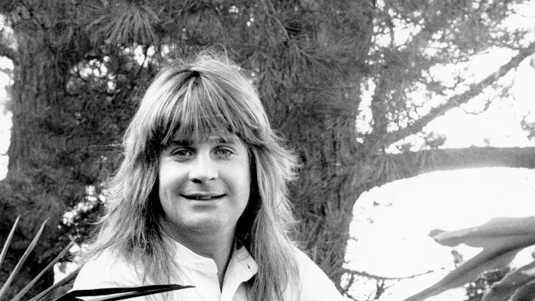 Ozzy Osbourne in Los Angeles in December 1981. Pic: AP