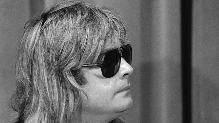 Singer Ozzy Osbourne in 1968. Pic: AP 