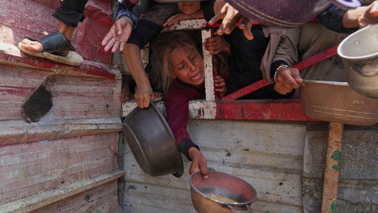 Israel resumes airdrops into Gaza - as baby girl dies weighing less than when she was born