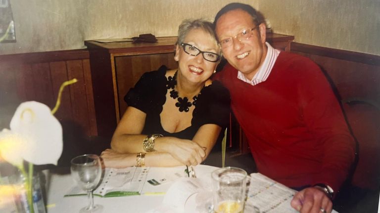 Elaine Hood with her husband 