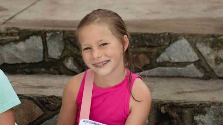 Renee Smajstrla, 8, died in the flash floods at Camp Mystic, Texas. Pic: Family handout