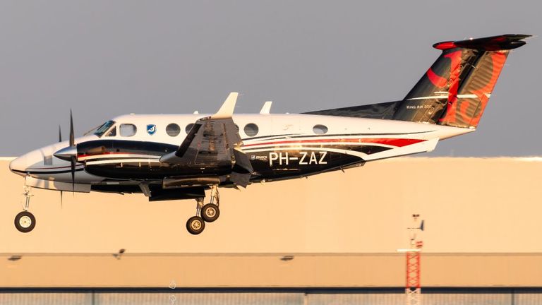 The plane pictured at Amsterdam Schiphol Airport in September 2024. Pic: Pascal Weste