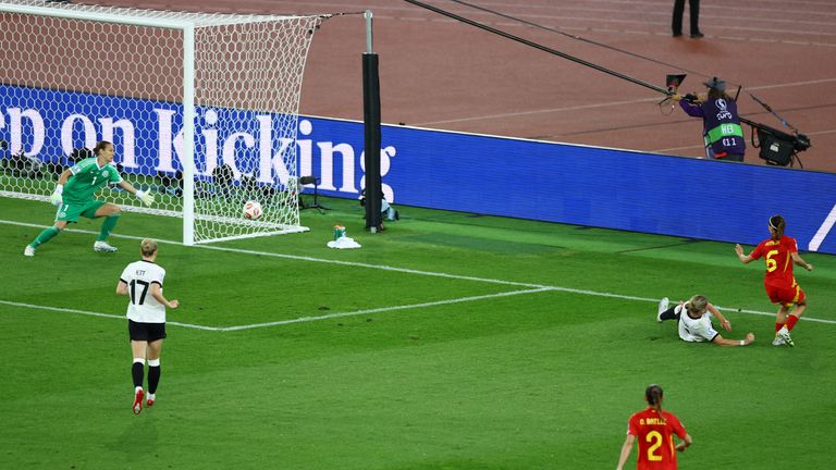 Soccer Football - UEFA Women's Euro 2025 - Semi Final - Germany v Spain - Stadion Letzigrund, Zurich, Switzerland - July 23, 2025 Spain's Ai