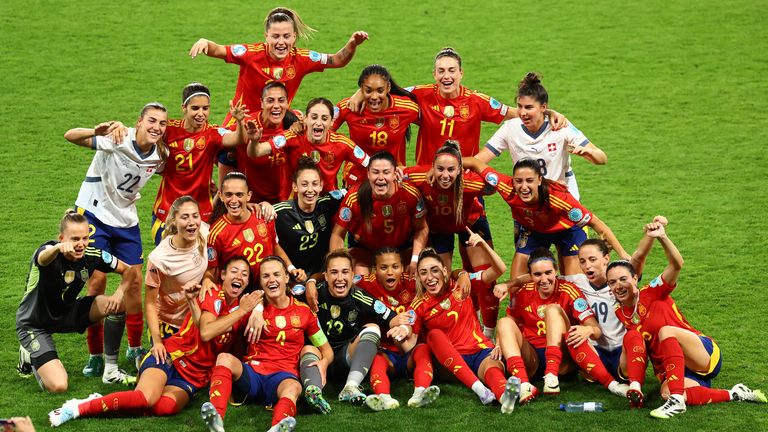 Soccer Football - UEFA Women's Euro 2025 - Quarter Final - Spain v Switzerland - Stadion Wankdorf, Bern, Switzerland - July 18, 2025 Spain p