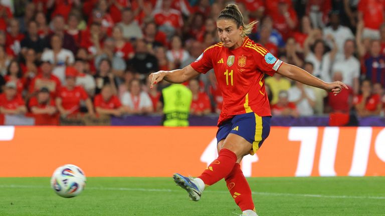 Soccer Football - UEFA Women's Euro 2025 - Quarter Final - Spain v Switzerland - Stadion Wankdorf, Bern, Switzerland - July 18, 2025 Spain's