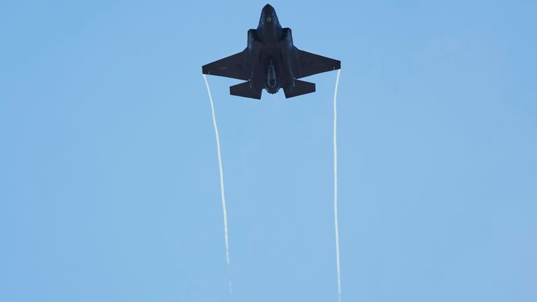 An Australian Airforce F35 fighter jet participates in Exercise Talisman Sabre 2025 .
PIc: AP