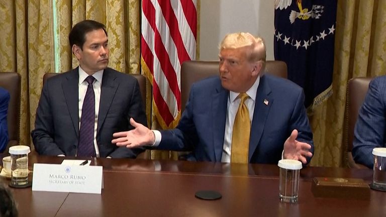 Trump Epstein Kabine Toplantısı