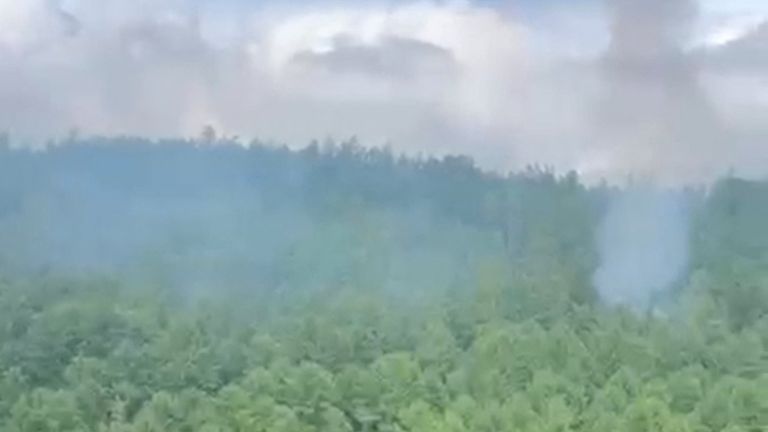 Plane with 49 people on board crashes in Russia’s far east.