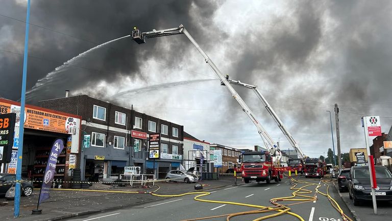 PIC: Straż pożarna West Midlands