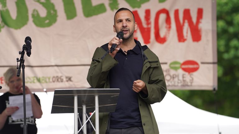 Zack Polanski is a Green Party leadership candidate. Pic: PA