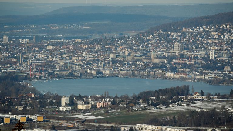Zurich is Switzerland's wealthiest city, and has its own wealth tax, as do other Swiss cantons. Pic: Reuters