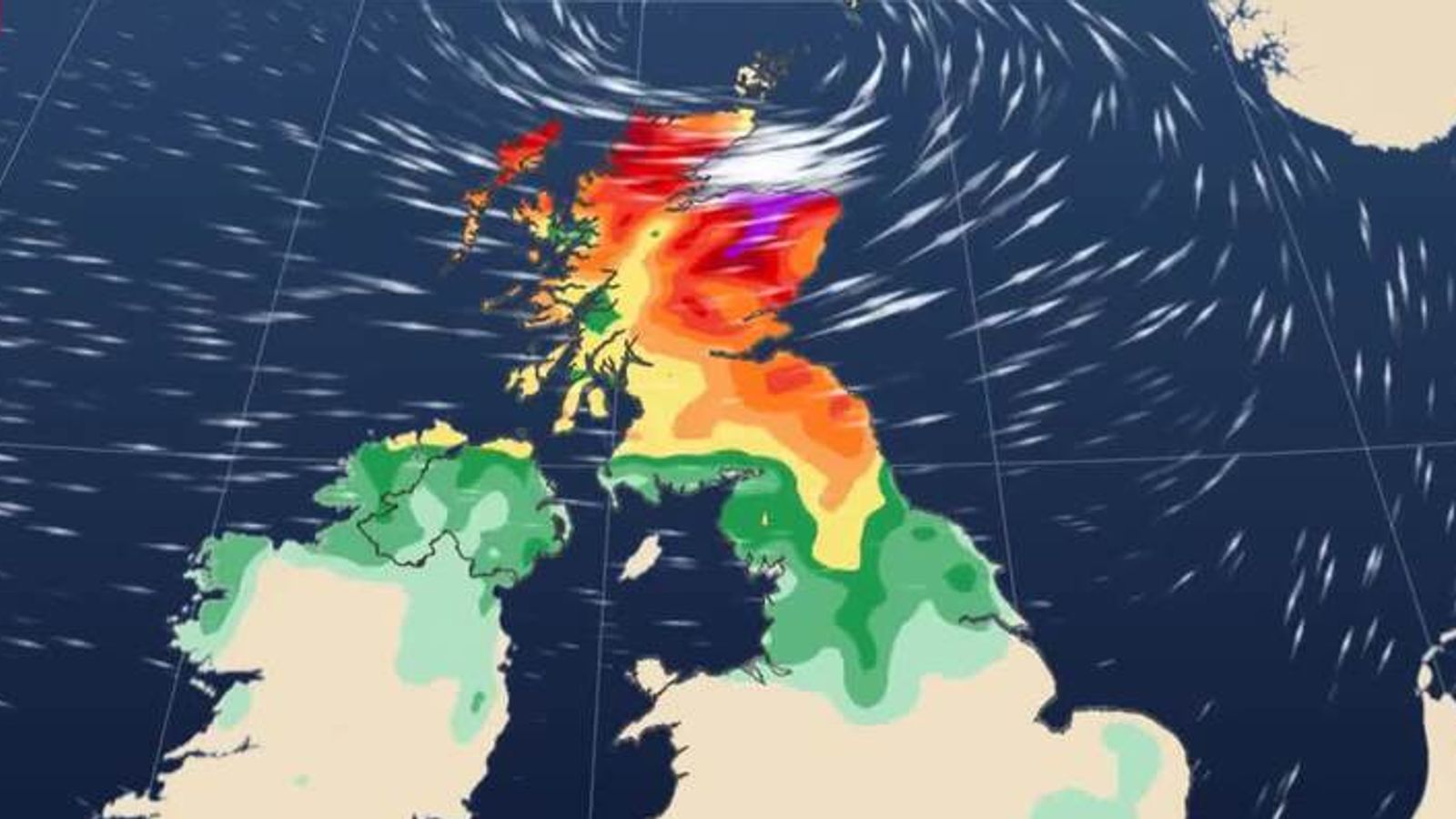Storm Floris latest: Winds up to 122mph hit UK - 32,000 homes without ...