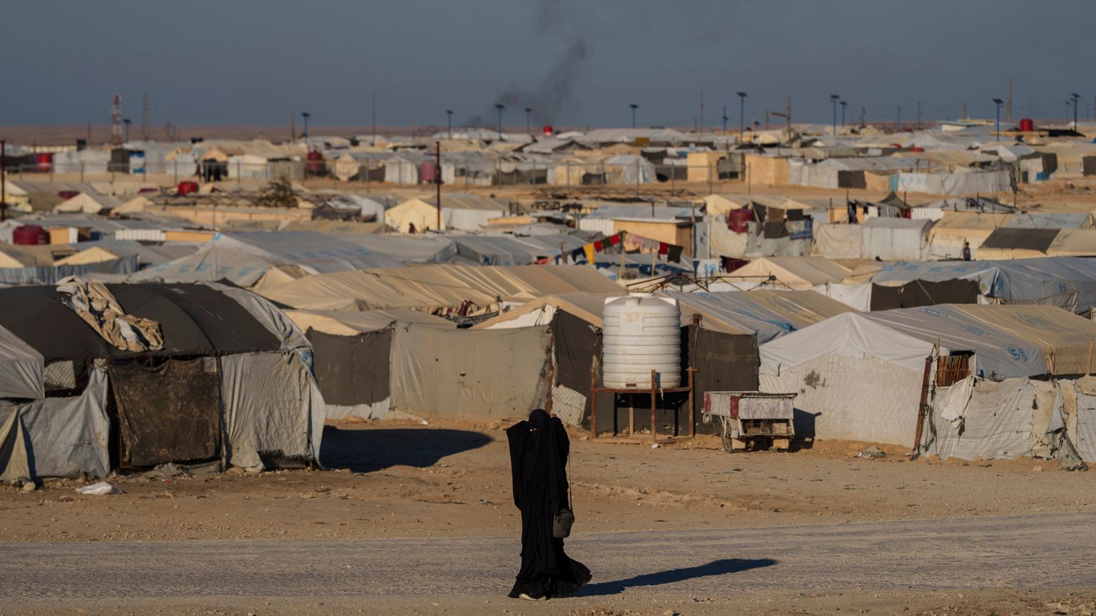 Young British girl returns to UK from IS detention camp in Syria, authorities say