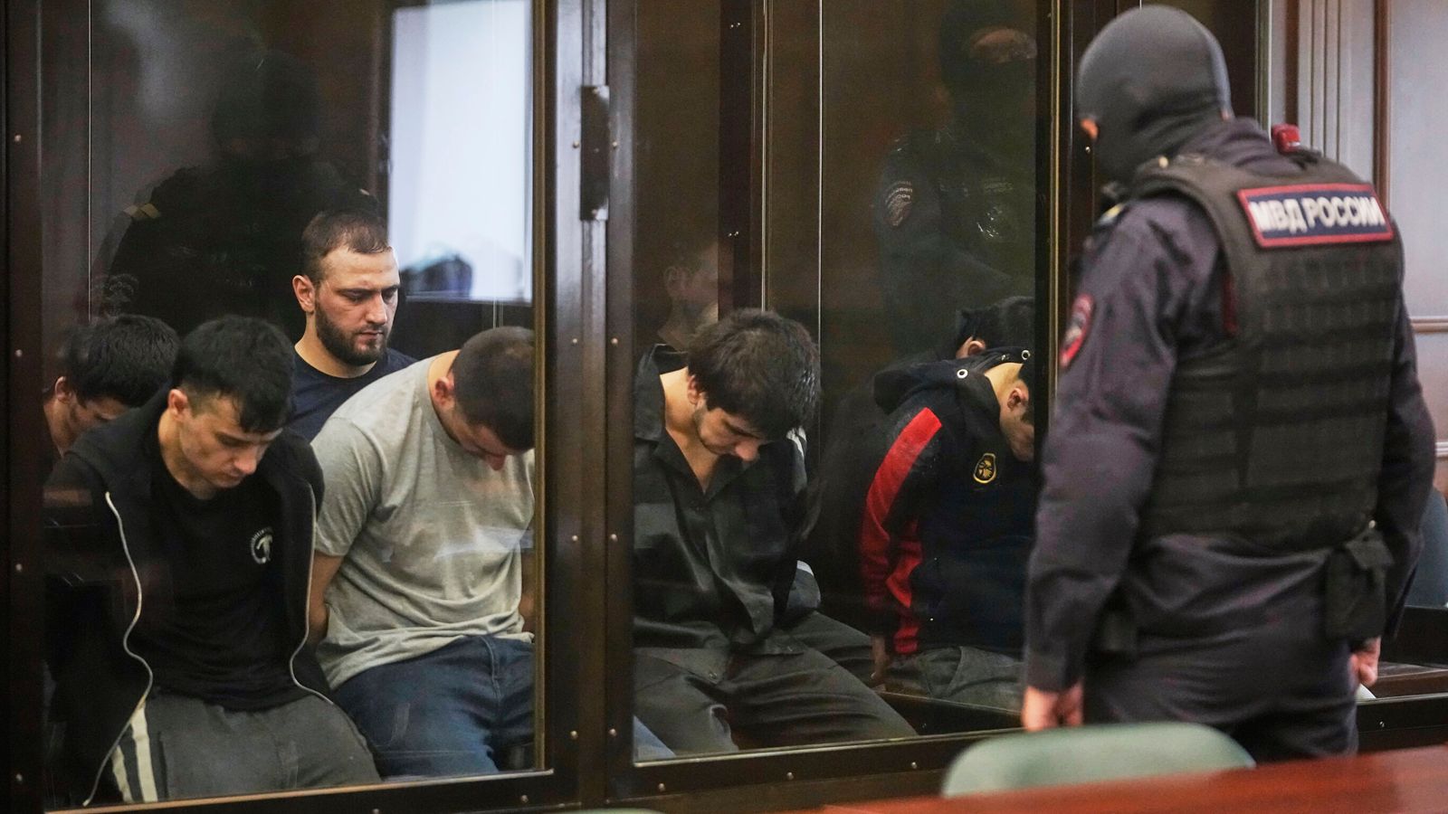 Crocus City Hall attack: Suspected gunmen go on trial in Moscow over concert massacre