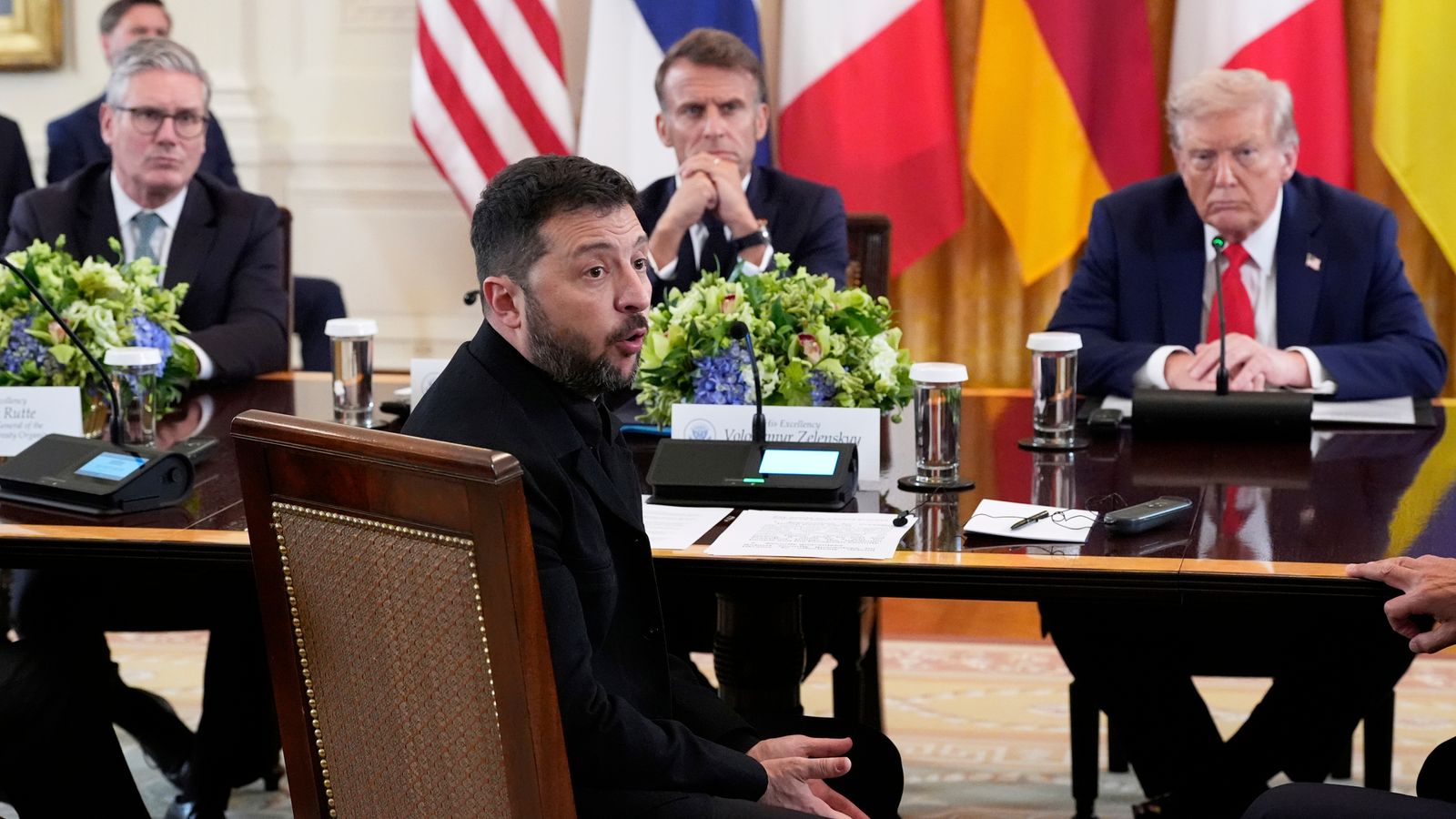 European nations 'going to take a lot of burden' on deterring aggression against Ukraine, Trump says  