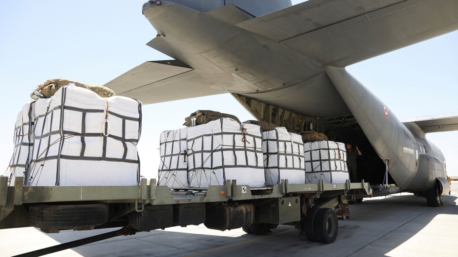 Hamas ‘ready’ to deliver aid to hostages after outcry over footage of Israeli captive