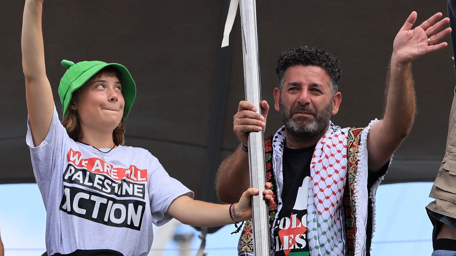 Greta Thunberg sets sail for Gaza on second aid flotilla alongside hundreds of activists