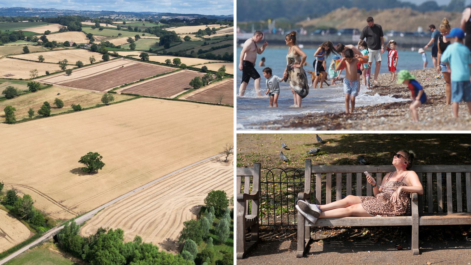 UK weather: Water shortfall declared 'nationally significant' - as amber heat health alert set to strike