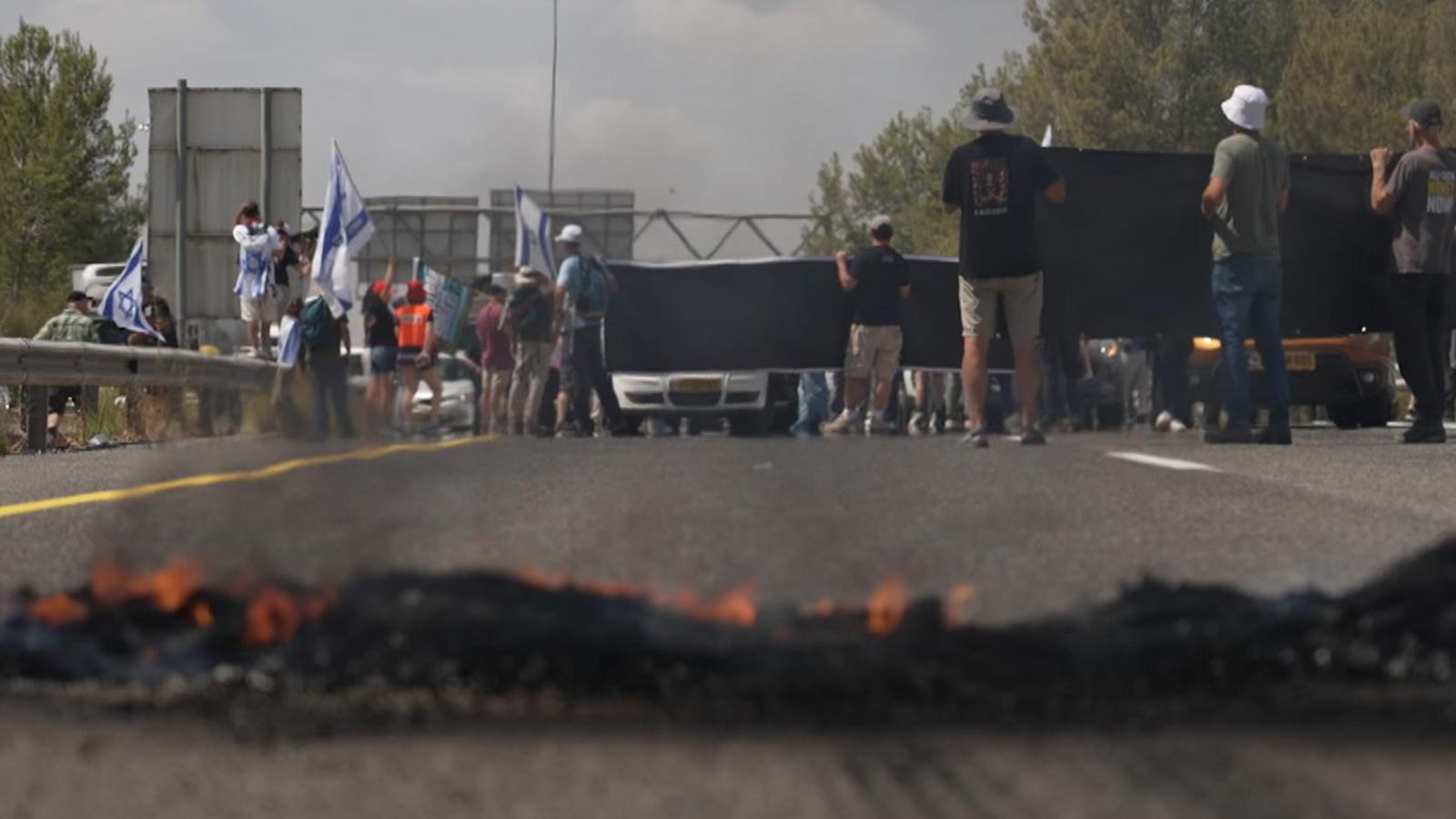 Not in our name: Israelis protest against Gaza war – but Netanyahu seems unmoved