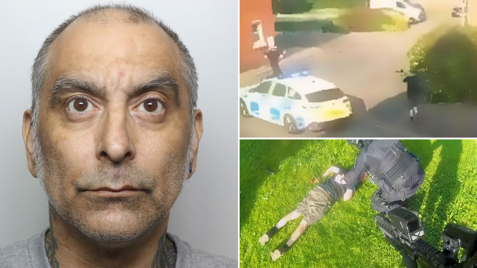 Police officer describes moment he was shot with crossbow - as attacker jailed