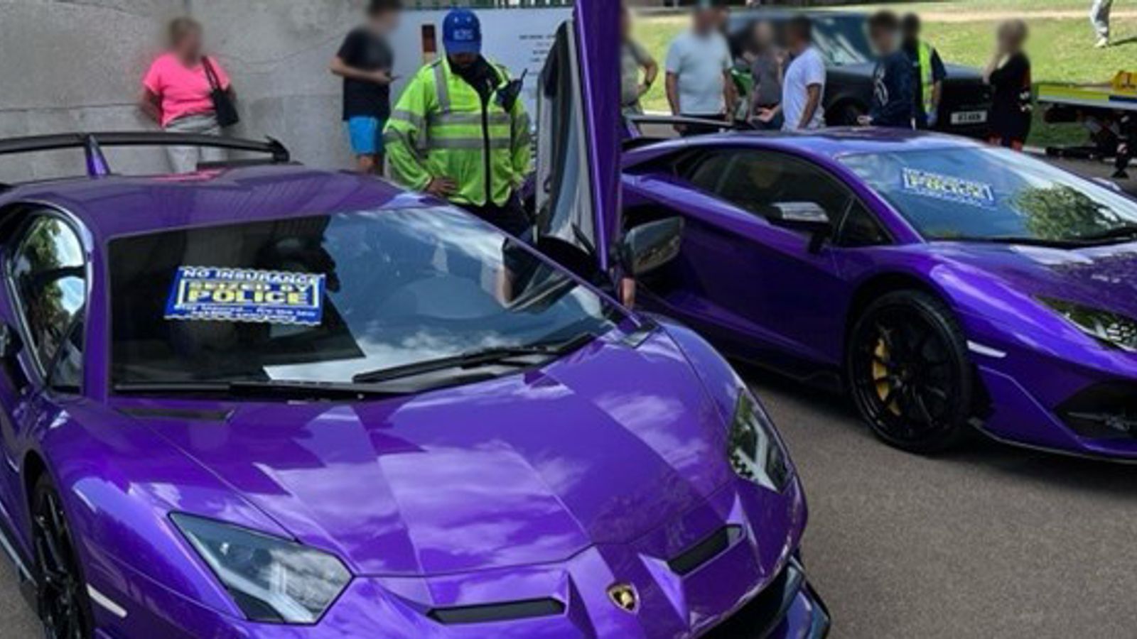 Police seize luxury cars worth more than £6m in London’s West End