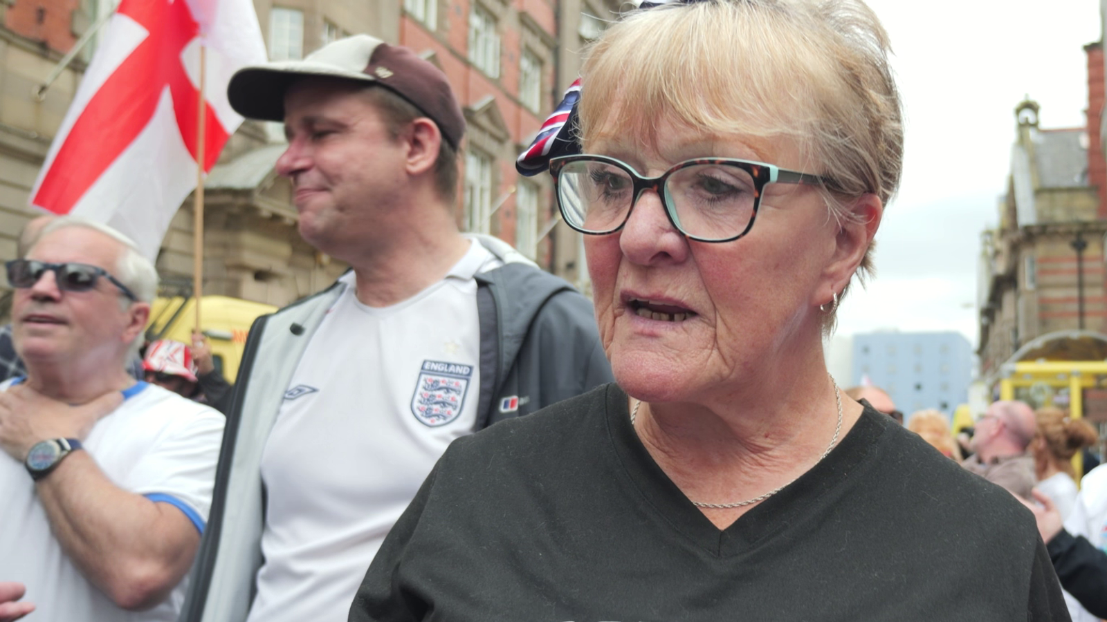 Migrant protesters face off amid concerns over women and girls’ safety
