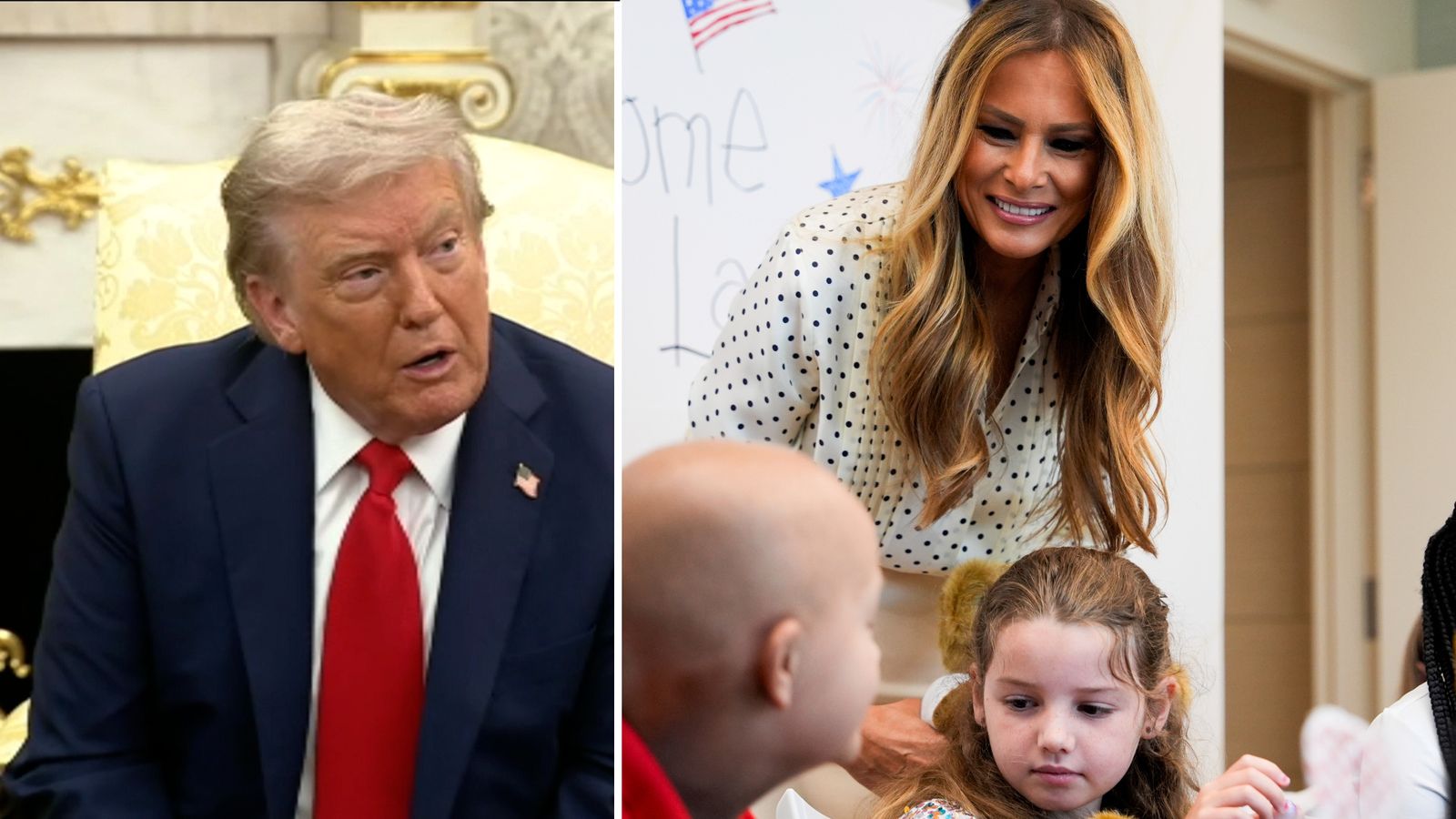 Trump opens up about Melania's letter to Putin about the plight of