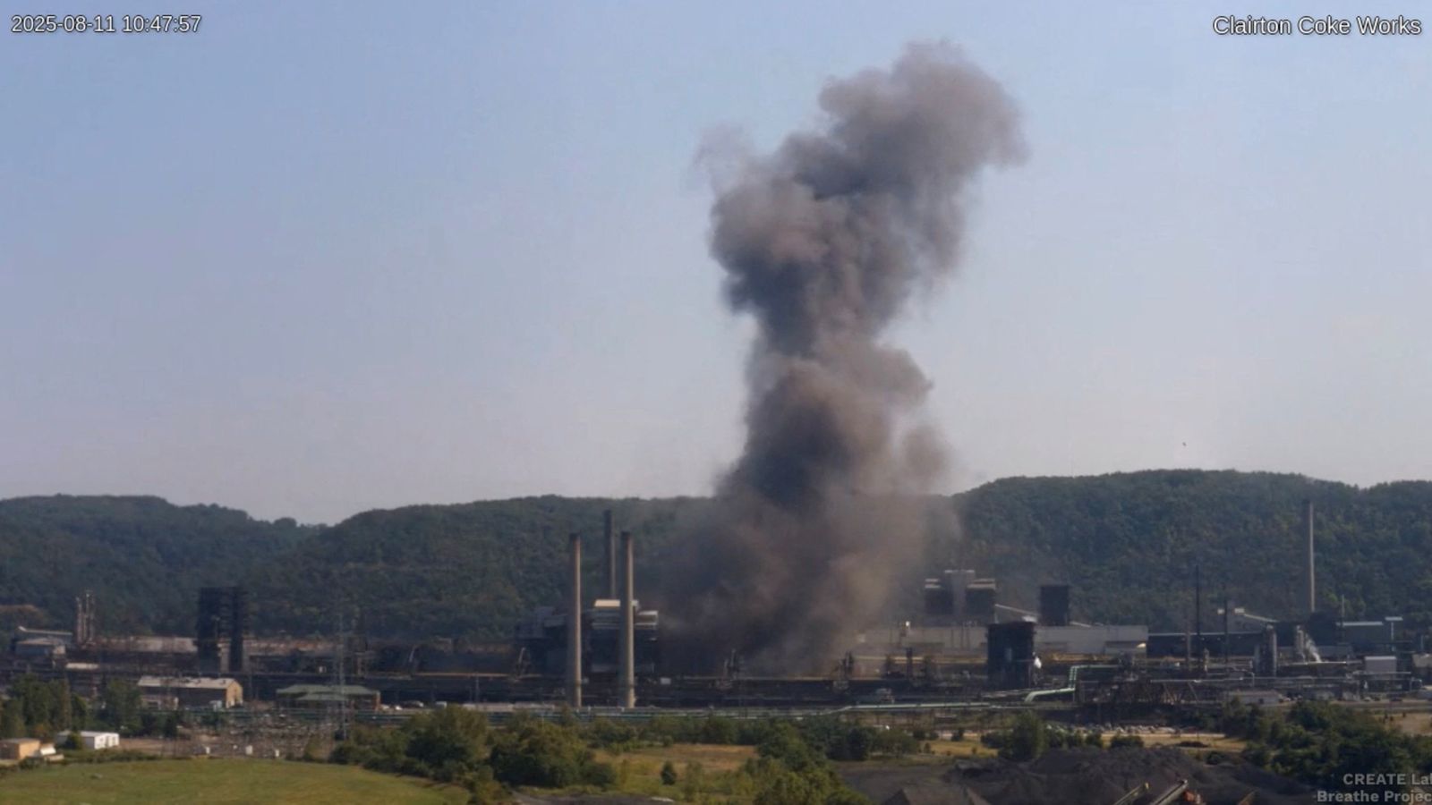 US coke plant explosion leaves one dead and several others missing, police say