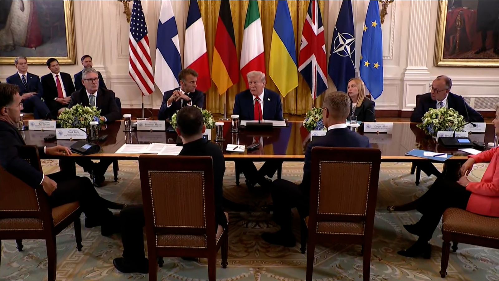 Key takeaways from White House talks between Trump, Zelenskyy and EU leaders