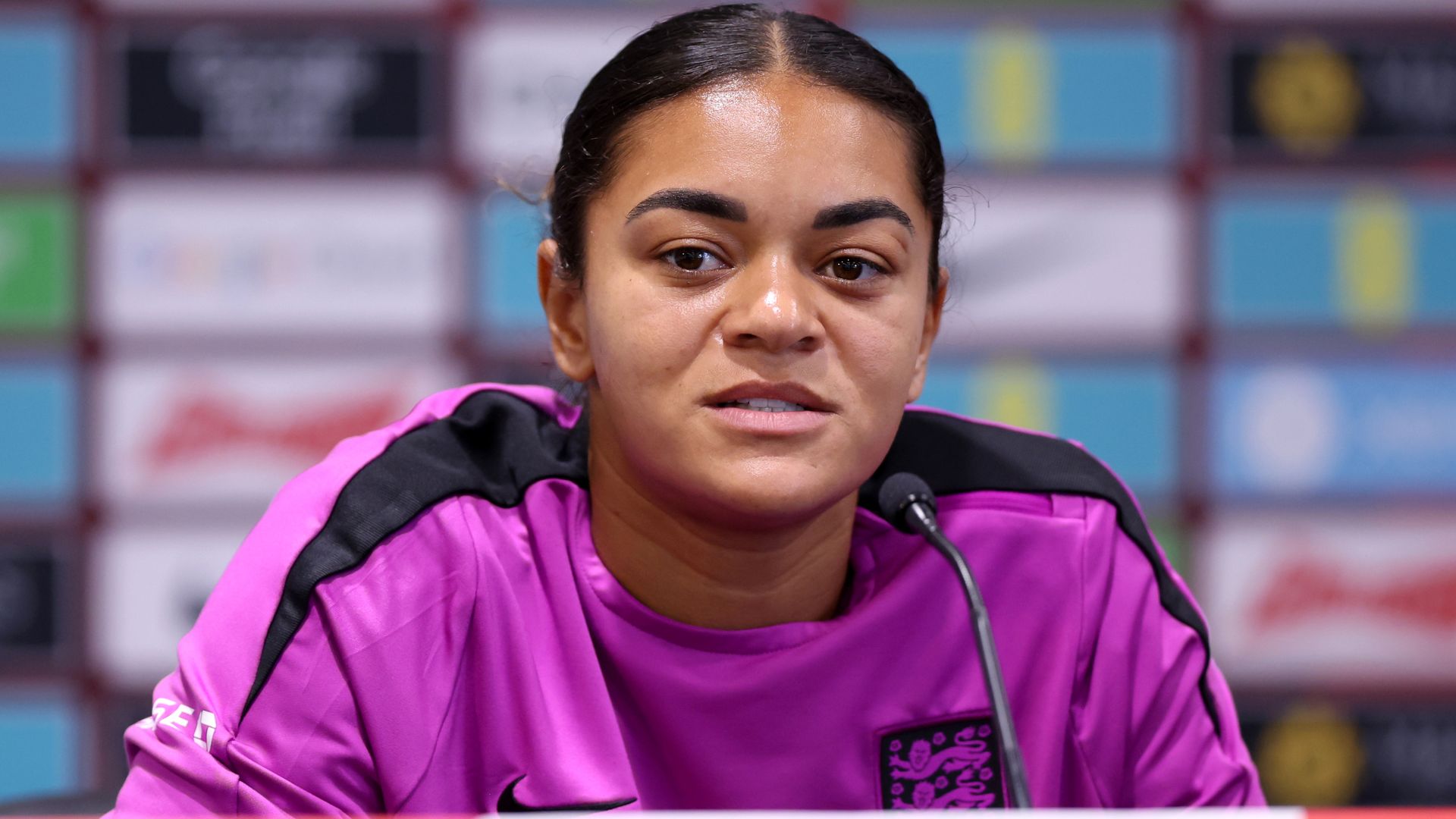 Man, 59, arrested after racist and abusive messages sent to England football star Jess Carter