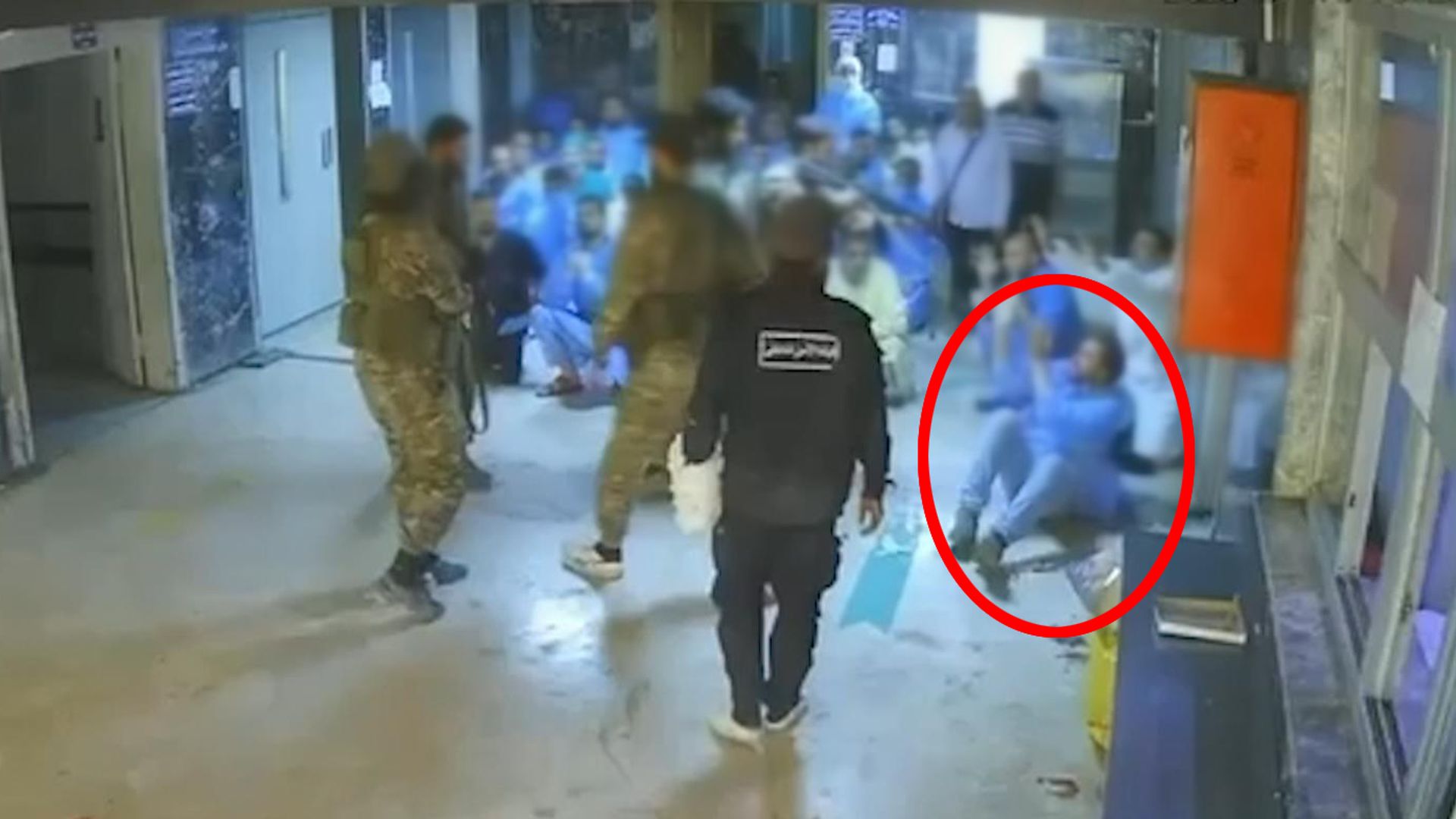 'They told us they were the Syrian army': CCTV shows hospital volunteer being shot dead at point-blank range