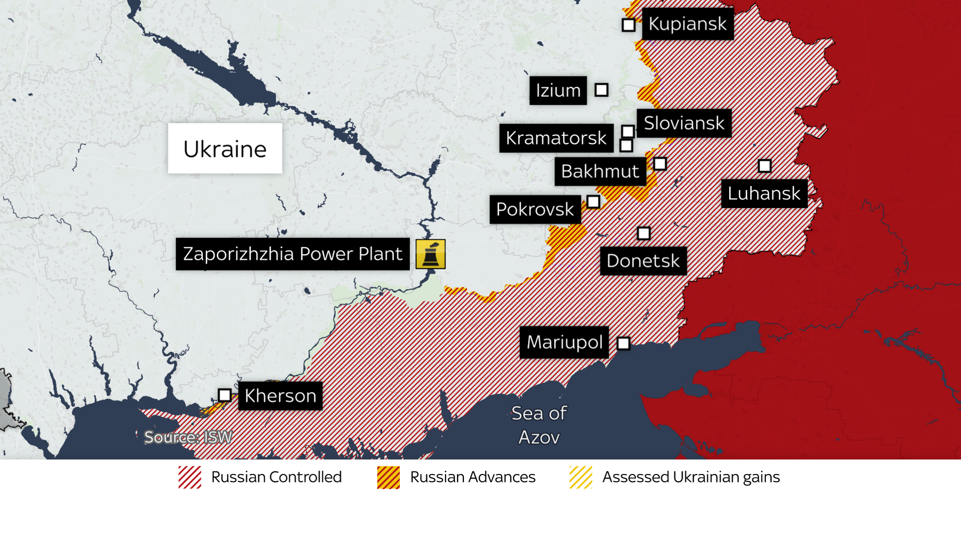 Mapping the land Ukraine could be told to give up