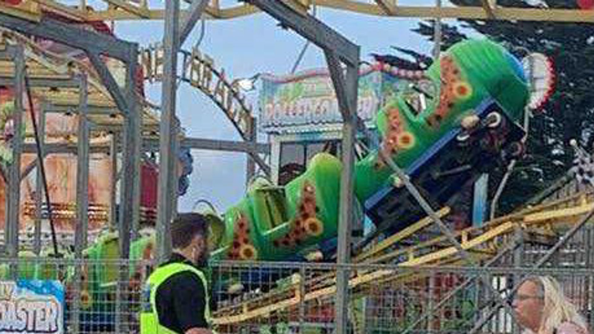 Fourteen injured after children's rollercoaster 'derails'