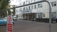 Hotel in Bournemouth housing asylum seekers.