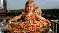 Poppy Eyre as a child