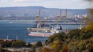 Russia's oil exports shifted from Europe to China and India after boycotts by Ukraine's Western allies. Pic: AP