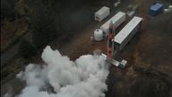 Skyrora tests one of its rocket launches. Pic: Skyrora