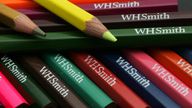WH Smith coloured pencils.
Pic: Shutterstock