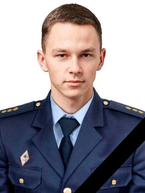 Senior Lieutenant of the Civil Defense Service Danylo Khyzhnyak. Pic: DSNS
