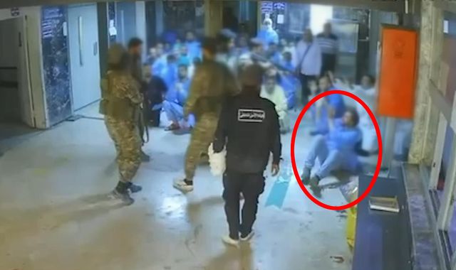 CCTV shows men in combat clothing shooting hospital volunteer at point-blank range in Syria