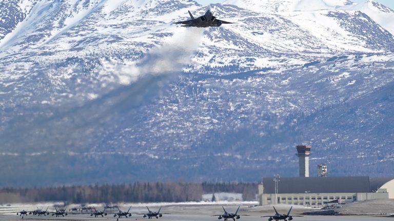 The US base where the talks will take place. Pic: Reuters