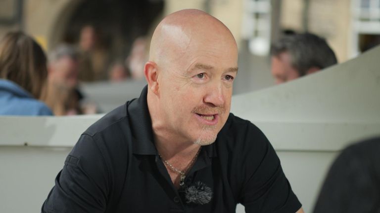 Andy Parsons says comedians 'should be able to talk about anything and find a way to get that to work, including Israel and Gaza'