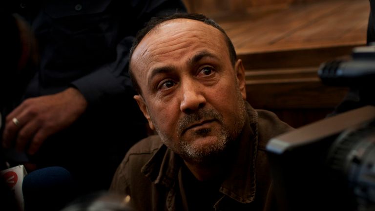 Marwan Barghouti in 2012. File pic: AP