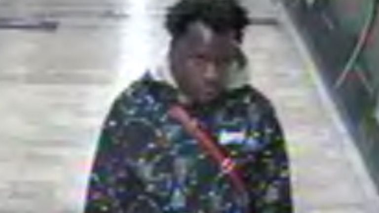 The image of the man who police are looking for in connection with the incidents. Pic: British Transport Police