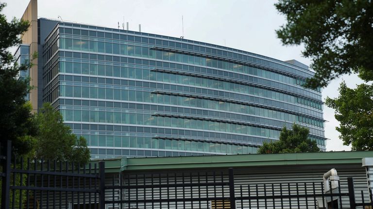 The CDC headquarters in Atlanta, Georgia. Pic: AP