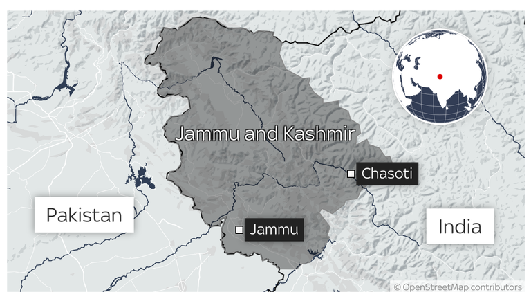Chasoti is a remote village in the Jammu and Kashmir region