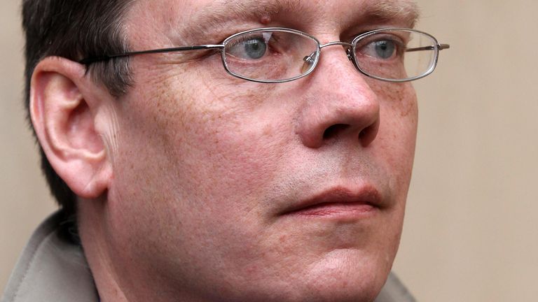 David Gilroy w Sądzie Najwyższym w Edynburgu podczas jego procesu w 2012 roku. Pic: Pa