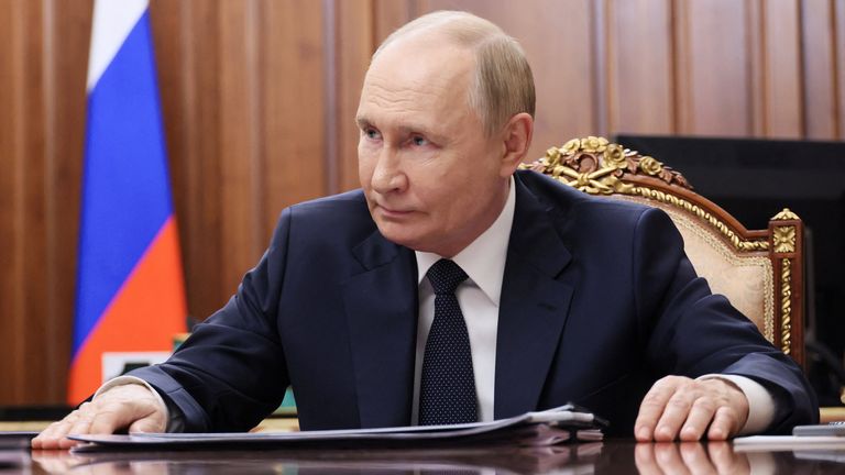 Vladimir Putin is set to meet Donald Trump in Alaska. Pic: Reuters